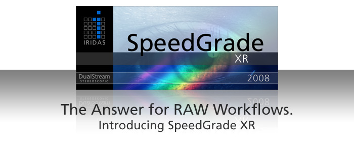 Introducing SpeedGrade XR